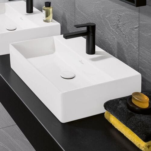 Villeroy & Boch Memento 2.0 Countertop washbasin 60 cm with tap hole, without overflow 4A076101
