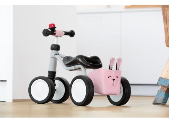 PUKY WUTSCH LOOPFIETS VOOR KINDEREN VANAF 1,5 JAAR IN ZILVER EN ROZE