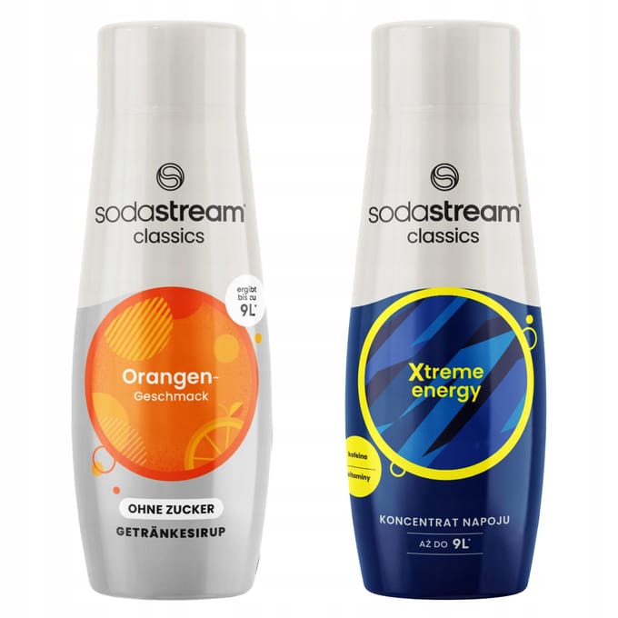 SodaStream - Syrup Set - Oranje Zero - Energetische Drank