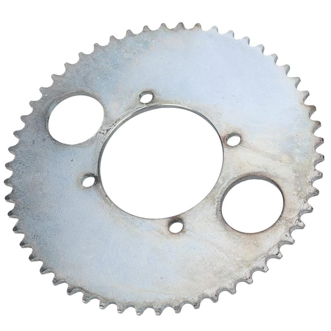 54 Tands Ketting T8F 4 Gaten Tandwielplaat Sterke Taaiheid Elektrische Scooter Tandwiel white