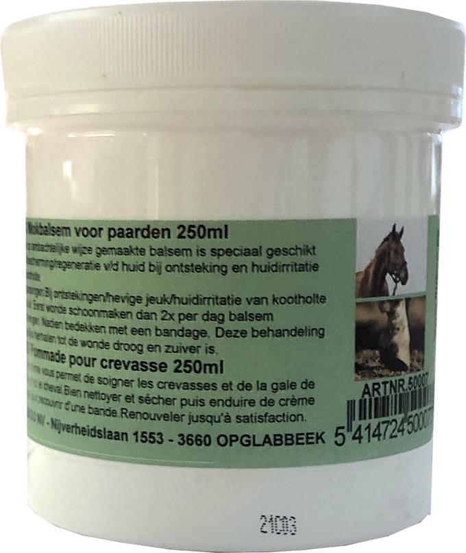 Vividerm Mokbalsem Paard 250 Ml Wit