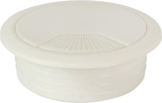Kabeldoorvoer Ø60mm Kunststof Wit