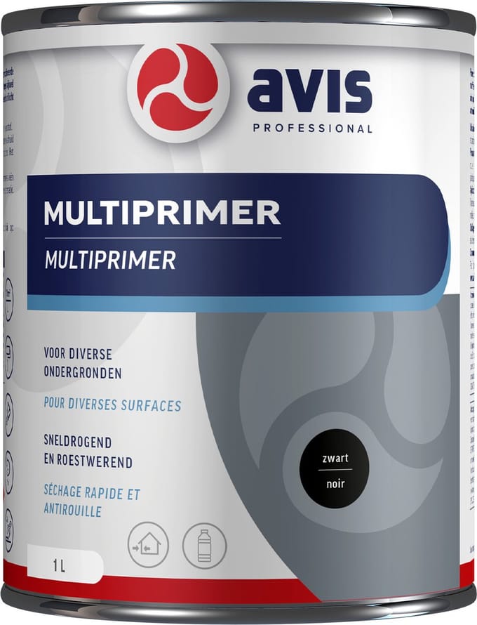 Avis Multiprimer - Zwart - 250 ml