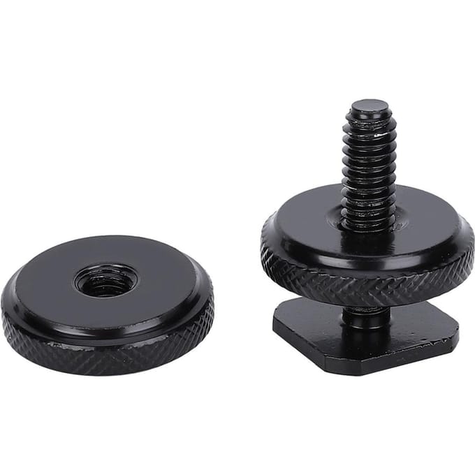 Trépieds 14  et 38  Vis vers Adaptateur de Monture Griffe Flash pour Caméra Caméscope gray