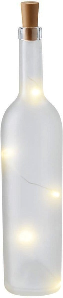 Wijnfles LED Verlichting - Warm Wit - Draadloos - 28 cm - Batterijen - Makkelijk Gebruik - Sfeervol
