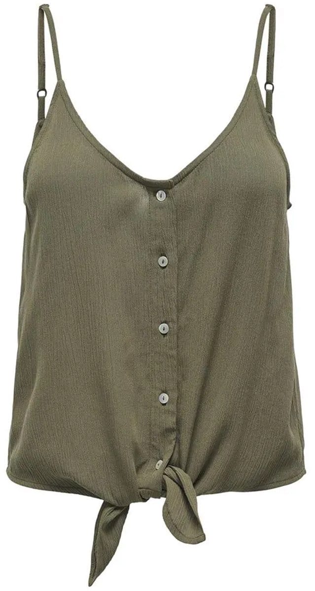 Only Chiara Mouwloos T-shirt Groen XS Vrouw