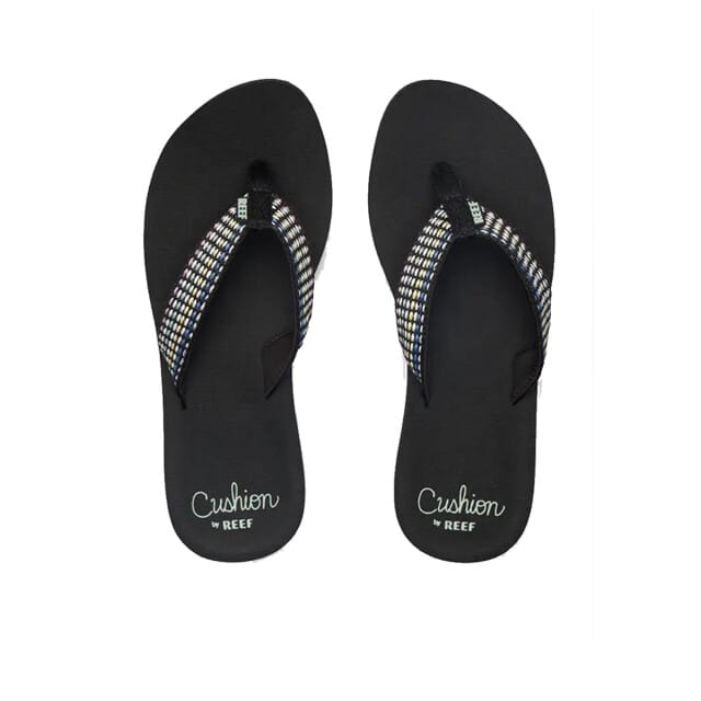 Reef BAJA ELANA BLACK/FROSTY Dames Slippers - black/frosty