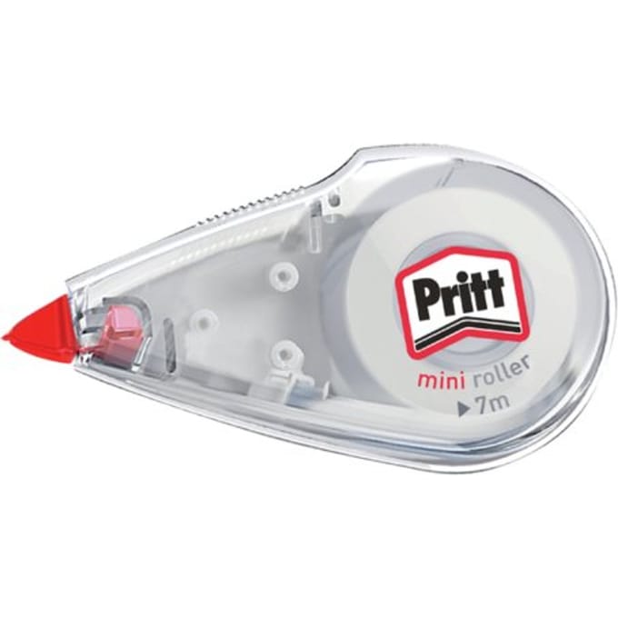 Pritt Compact Correcteroller Flex | 4,2 mm Correctie & Verbeteringsrol | Kantoor & School Correctieroller voor schrift.