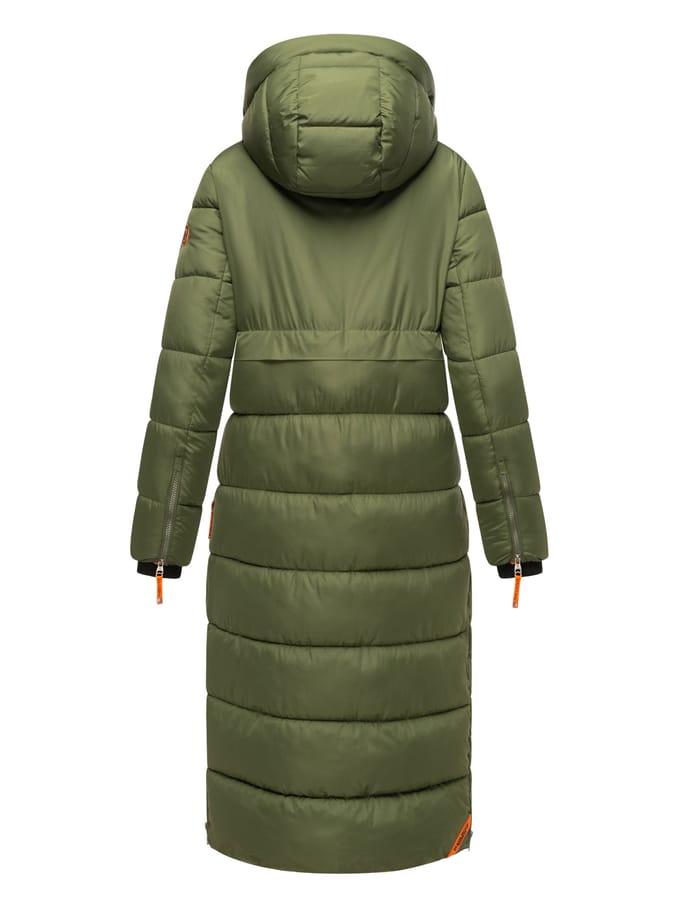 Navahoo dames gewatteerde wintermantel Kristallblume – Warm & Trendy