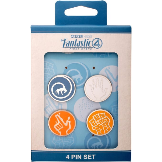 The Fantastic Four: First Steps Symbols Enamel Pin Set