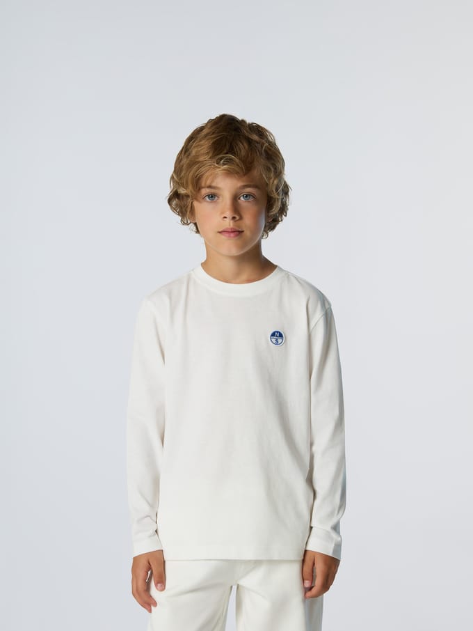 North Sails T-shirt Lange mouwen met logopatch