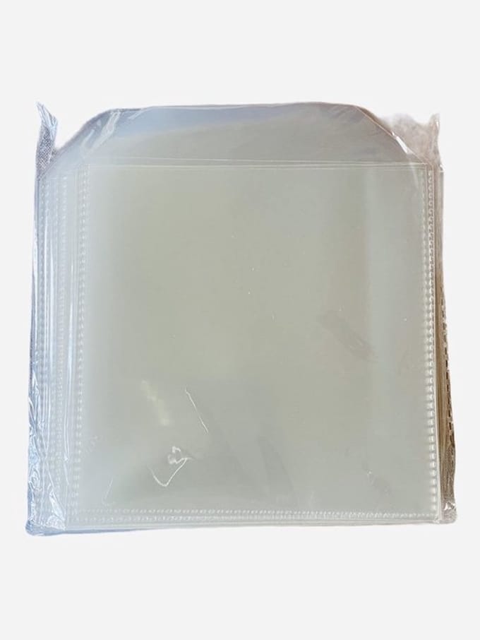 Allecto - 100 Micron Cd Cases met Flap - 200 Stuks - DragonTrading