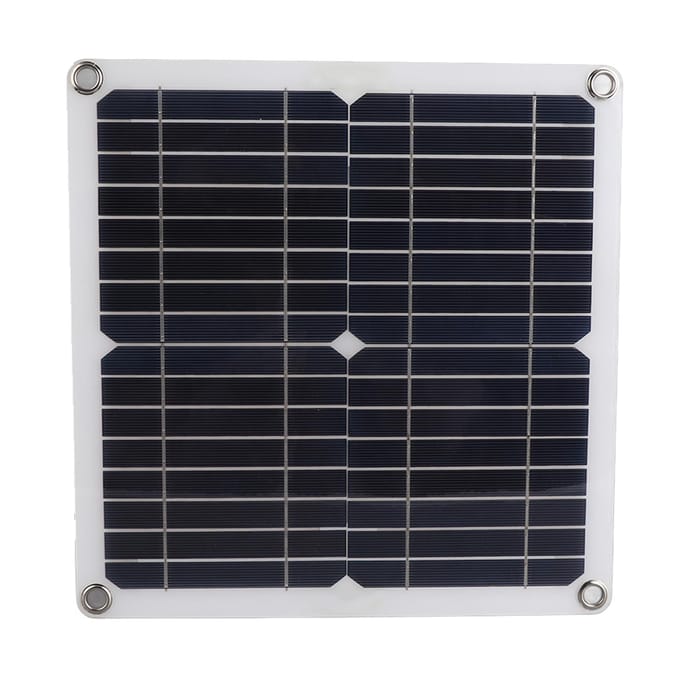 200W 12V Draagbare Zonnepaneelset Monokristallijn Zonnepaneel met Controller voor Fietsen gray