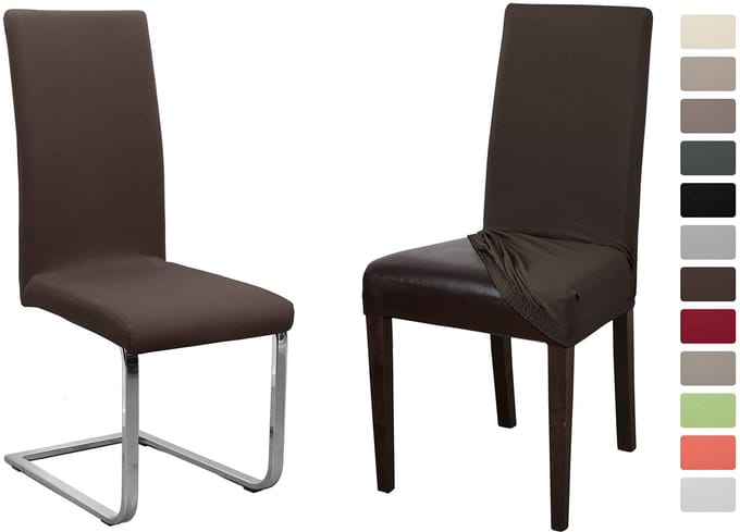 Unyqoos ® Elastische Stoelhoezen Set van 2 voor Optimale Stoelbescherming en Stijl