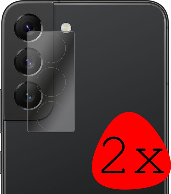 Camera Lens Protector - 2 Stuks Geschikt voor Samsung Galaxy S22 Plus - Camera Screenprotector Beschermglas - Gehard Glas - Tempered Glass - Screen Protector