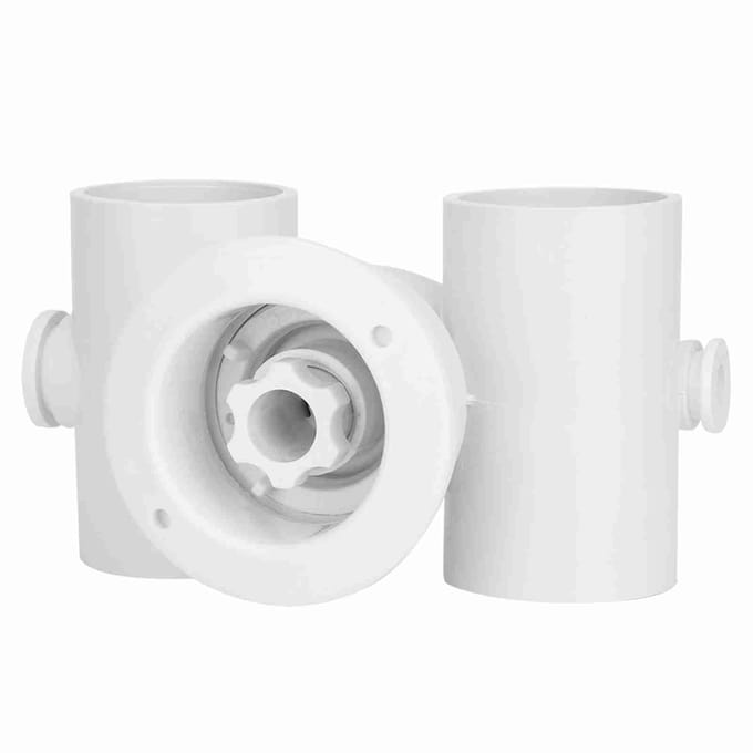 Buse de massage pour piscine extérieure de 1,5 po, accessoire de massage pour spa white