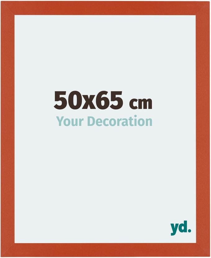 Your Decoration - Fotolijst 50x65 cm - MDF - Oranje - Mura