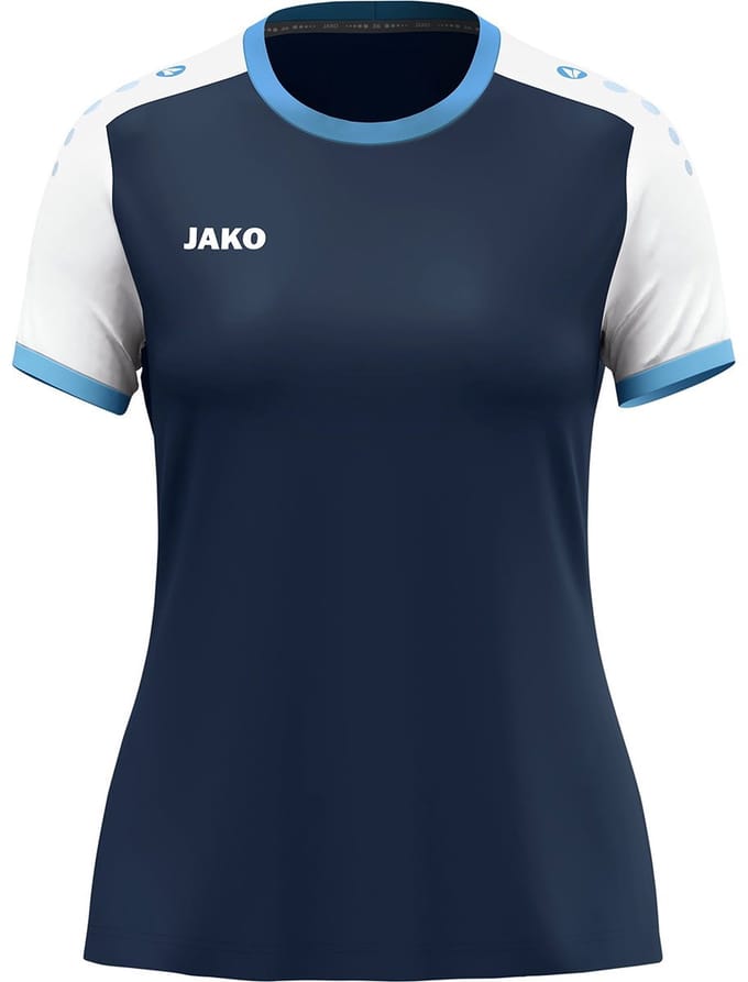 Jako Dynamic Shirt Korte Mouw Dames - Marine / Wit / Hemelsblauw | Maat: M
