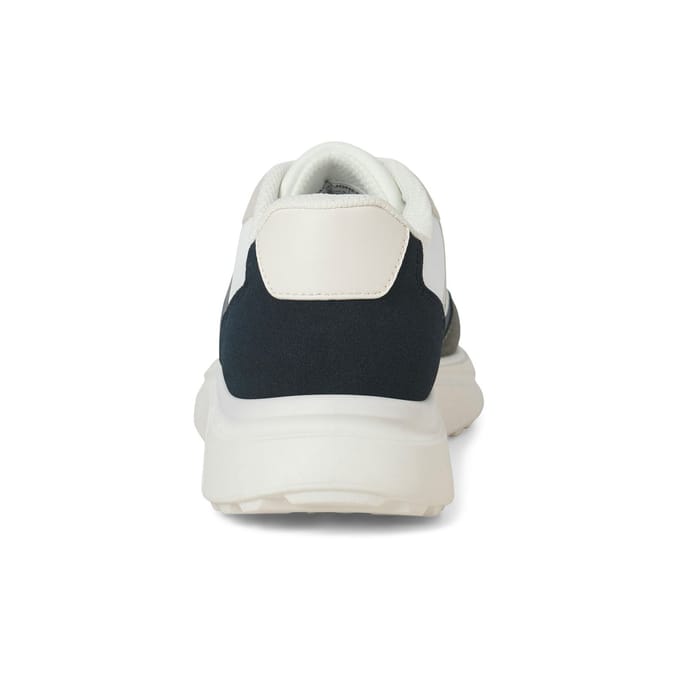 Jack & Jones Aspire Runner Polyurethaan Heren Witte Castlerock/Navy Blazer Sneakers