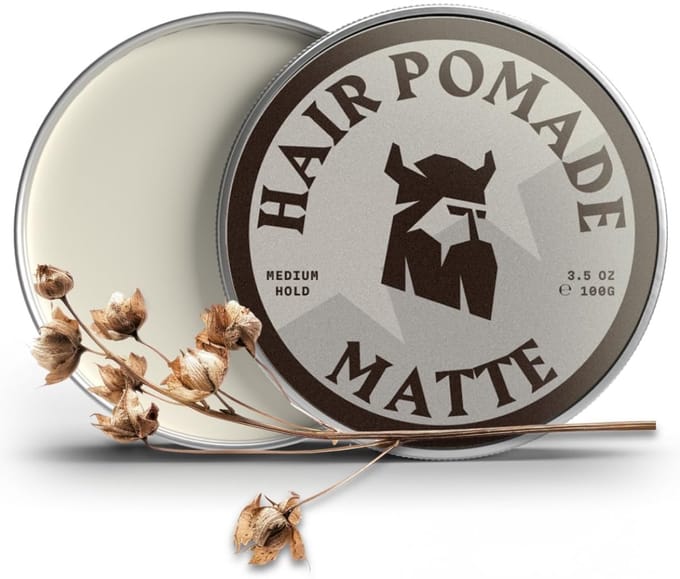 Striking Viking Pomade - Medium Fixatie - Matte - Linnen - 100 g