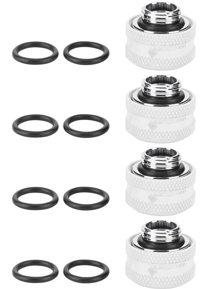Waterkoeling Buizenfittingen, Hard Acryl, OD 14 mm, Geschikt voor PC Koelsystemen en Modding