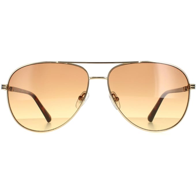 Guess zonnebril gu00043 32f goud bruin gradiënt