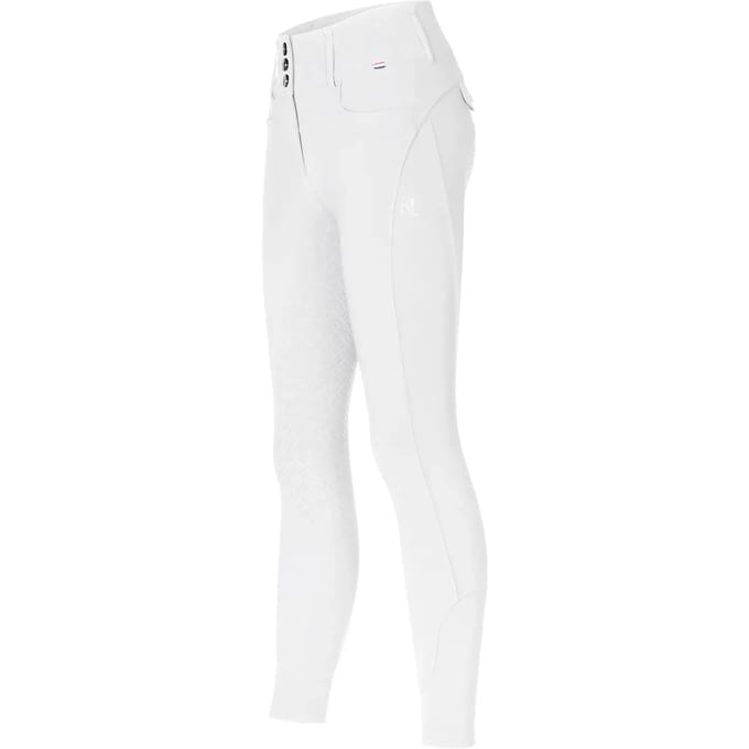 Kingsland Classic Kimi A-Shape Full Grip Rijbroek Wit - 36