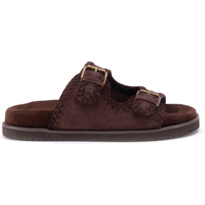 Warmbat Bendigo Suede Dames Sandalen - Choco