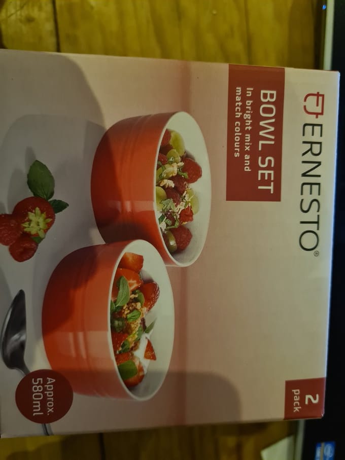 Ernesto Kommen set 2 stuks rood