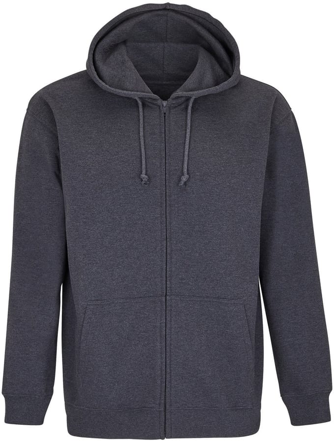 SOL'S Unisex Full-Zip Hoodie Carter L03812 - Charcoal Melange - L
