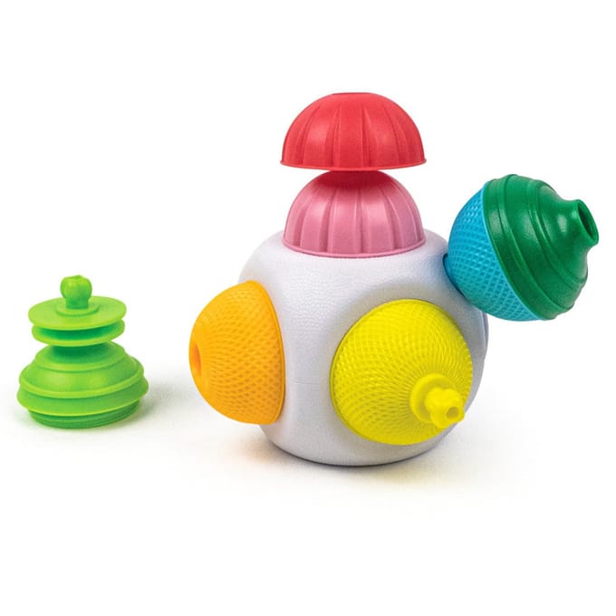 Lalaboom - Constructiespeelgoed - Mini kubus met educatieve kralen