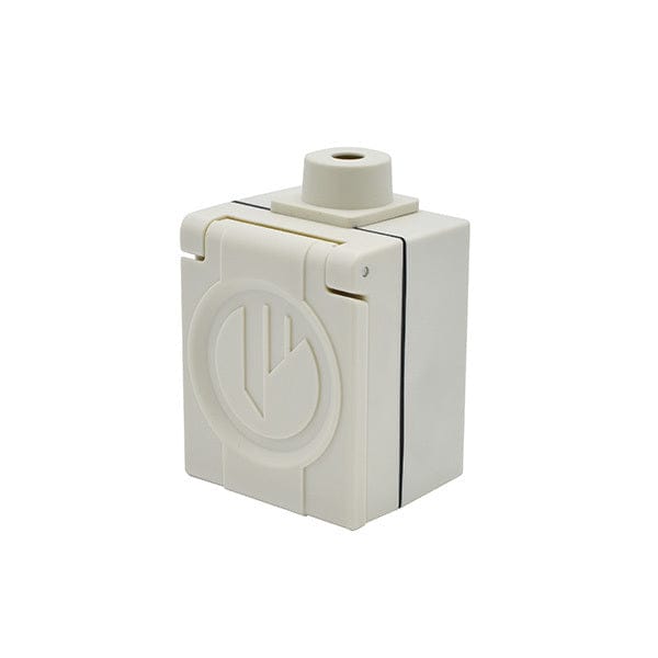 Power Perilex opbouw wandcontactdoos met klep 16A IP44