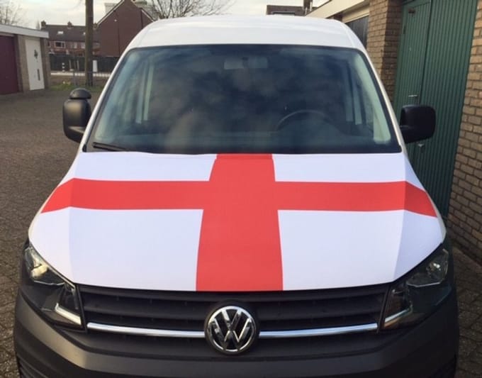 Motorkap hoes Engeland