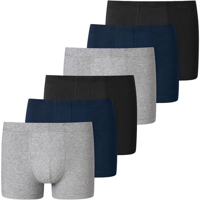Schiesser Heren Shorts / Pants 6er Pack - 95/5 Essentials - Cotton