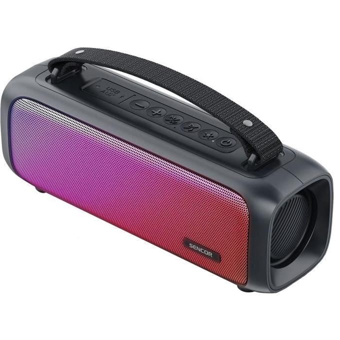 Enceinte Bluetooth portable - SENCOR - SSS 3000 Kids Light Speaker - 16 W - 2 haut-parleurs - IPX4 - Noir