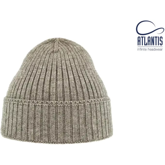 Atlantis Headwear Viral Beanie AT802 - Dark Grey Melange - One size