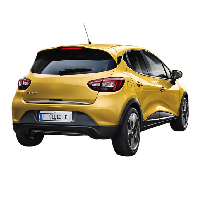 Achterklepbekleding, roestvrij staal, chroom, Renault Clio 4 HB 2012-