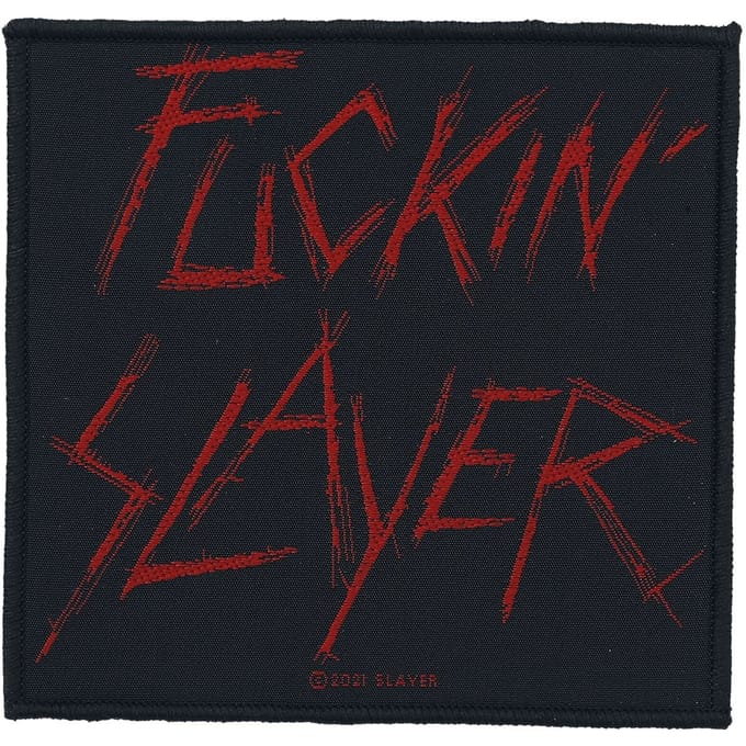 Slayer Slayer Unisex Patch - zwart/rood - Standard