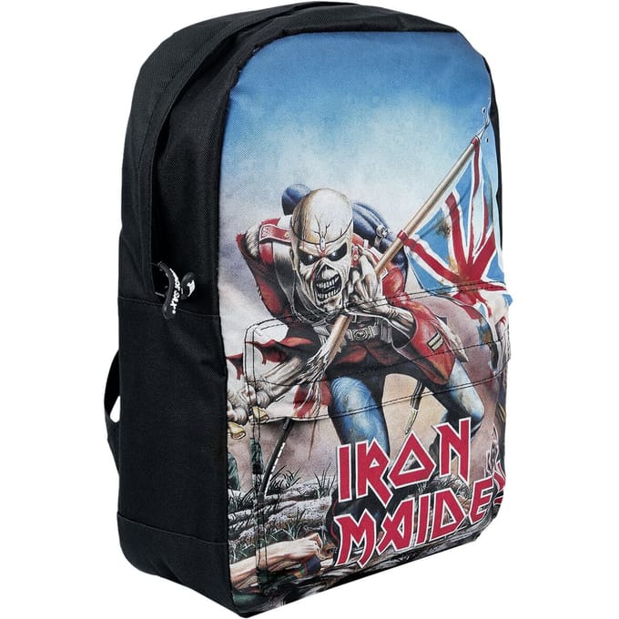 Iron Maiden Trooper Unisex Rugtas - zwart - Standard