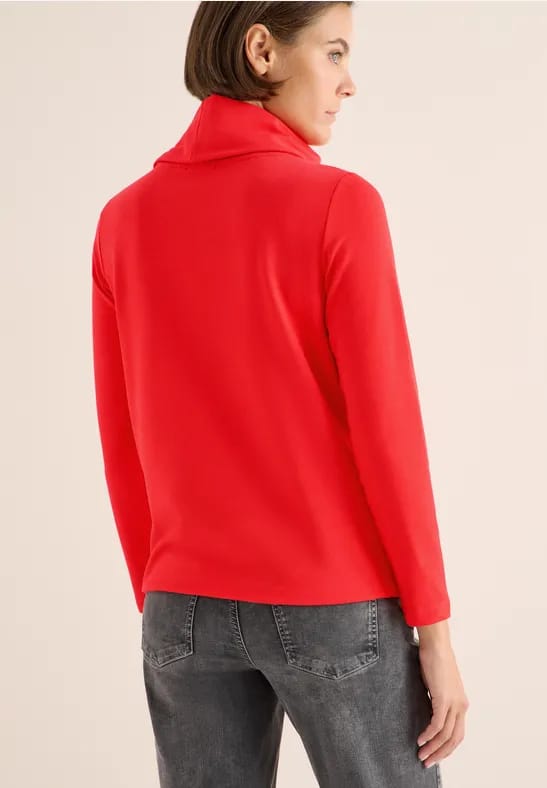 Shirt met grote kraag