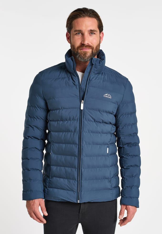 ICEBOUND Gewatteerd winterjack Heren marine