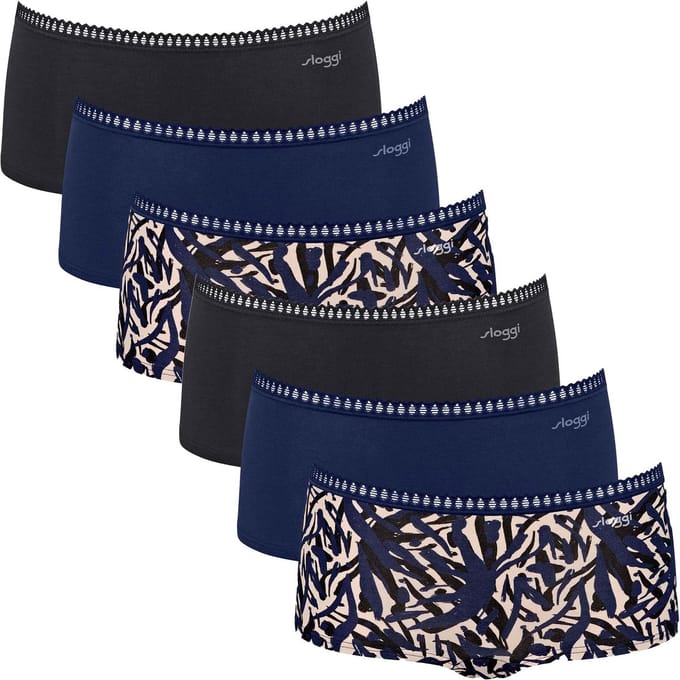 Sloggi Broekje GO Crush Short C6P Set van 6