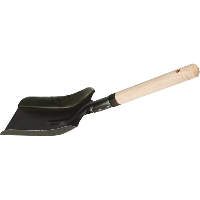 Metalen kolenschop met houten handvat Kerbl