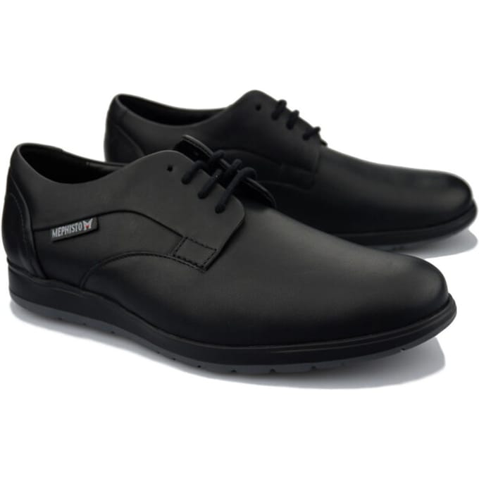 Mephisto Valerio - heren veterschoen - zwart - maat 40.5 (EU) 7 (UK)
