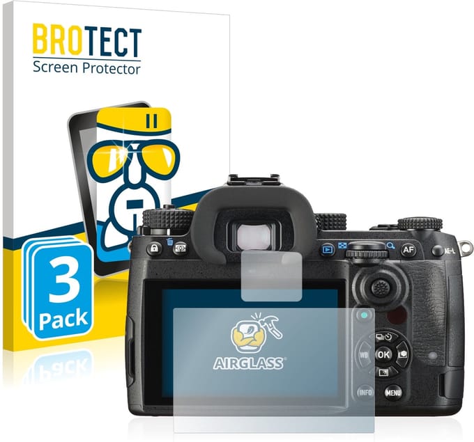 Screenprotector 3 Stuks voor Pentax K-3 Mark III Beschermglas transparant