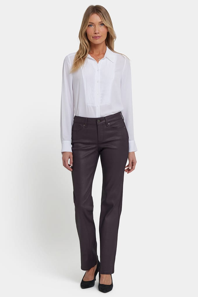Gecoate Marilyn Rechte Jeans | Vijg Gecoat