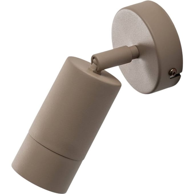 Luminex Wandspot Link, beige, breedte 8 cm, staal