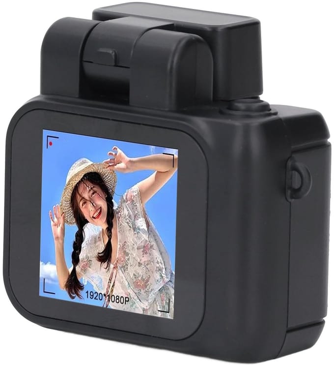 Allecto - Mini Digitale Camera's Sleutelhanger - 1080P HD Micro DV - Draagbare Kettingcamera - Compact formaat - Flitslicht - Voor binnen en buiten...
