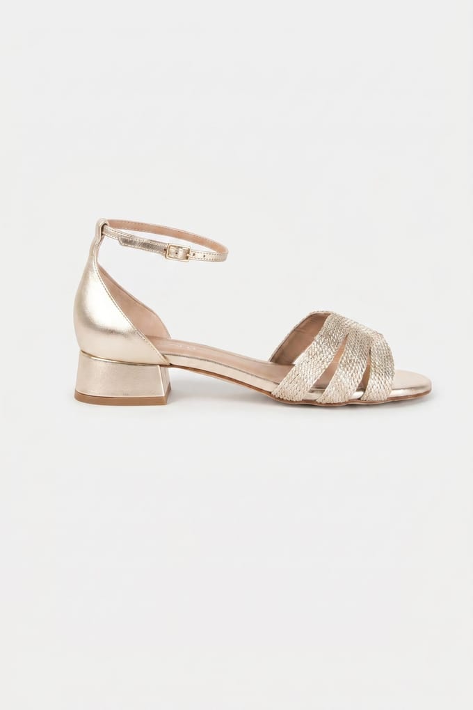 LK Bennett Sylvie Formal Sandals Champagne Größe: 41 | Sandalen Outlet | Damen | Weiß