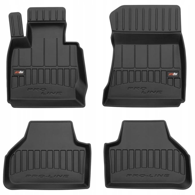 FROGUM 3D - Automatten Set - Perfecte Pasvorm - Geurloos TPE - 6 cm Opstaande Rand
